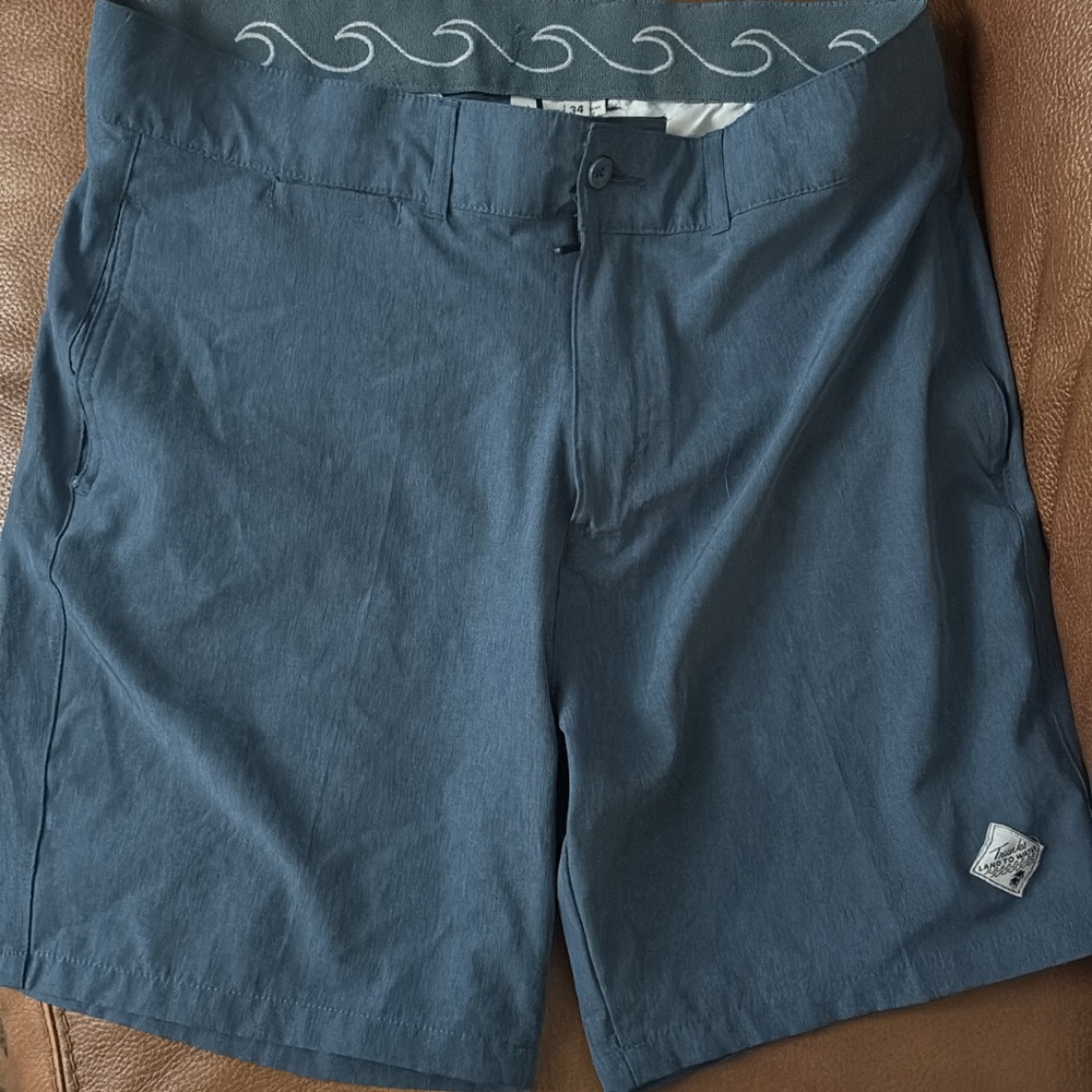 Stylish Men's Slate Blue Hybrid Shorts
